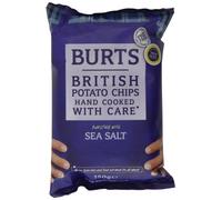 Burts Potato Chips Sea Salted 150 g (Pack of 10)