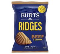 Burts Ridges Beef & Mustard British Potato Chips 40g