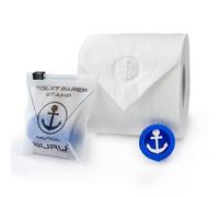 BURU SOLUTIONS Toilet Paper Stamp Nautical (Anchor) - Add a Unique Personal Touch to Your Bathroom Decor! Enhance Your Home Decor. Ideal for Housekeeping, Hotels, Rentals, Home Staging Decor and More