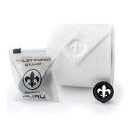 BURU SOLUTIONS Toilet Paper Stamp Royalty (Fleur de Lis) - Elevate Your Bathroom Style, Perfect for Business & Home Decor