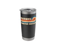 Burwell Retro 70s 80s Sunset Stripe Stainless Steel Insulated Tumbler