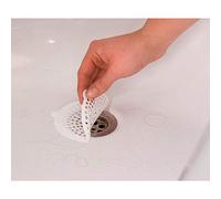 Burwells 20 Disposable Plughole Hair Traps For Kitchen Sinks, Bathroom Showers, Basins and Bath Plug Holes