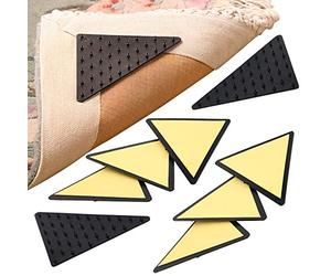 Burwells 8 Triangular Rug Grippers Anti Slip Non Slipping Car Mat Slip Grip Gripping Spikes