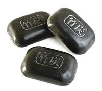 Burwells Bamboo Charcoal Soap Pack Of 3 x 100g Bars Natural Soothe Irritated Dry Skin Eczema Soothing