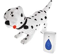 Burwells Cordless Wireless Dog Shaped Doorbell Door Chime Barking Bark Woof 50m Range