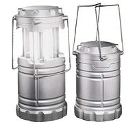 Burwells Set of 2 Super Bright 30 LED Pop Up Camping Lanterns Small Compact Lightweight Outdoor Garden Lights