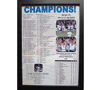 Bury FC North West Counties Premier Division champions 2024-25 - framed print