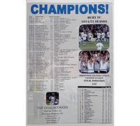 Bury FC North West Counties Premier Division champions 2024-25 - souvenir print