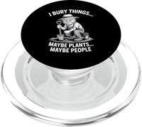 Bury Things Dog Gardening Humor for Planting Lovers PopSockets PopGrip for MagSafe