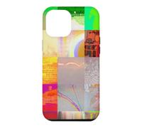 Bus 1521 Abstract Glitch Art Cyberpunk Grid Digital Design Case for iPhone 12 Pro Max
