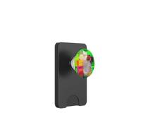 Bus 1521 Abstract Glitch Art Cyberpunk Grid Digital Design PopSockets PopWallet for MagSafe
