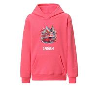 Bus 2 Kids Vehicle Hoodie: Personalise with Name & Design - Cotton & Polyester Blend, Comfort & Style