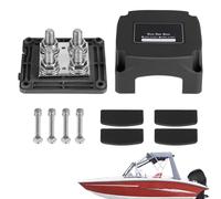 Bus Bar Terminal Block - Copper Electrical Connector Board, Power Distribution Panel, Flexible Heavy Duty Wiring Strip | Automotive RV Marine Battery System Solar Inverter Fuse Protection Accessory