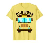 Bus Boss Funny Yellow School Bus Driver T-Shirt