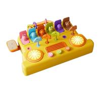 Bus Design Kids Piano Drum Toy | Easy To Apply | ABS Material | Educational Musical Instrument Set | Children Birthday Travel Music Playset | Multi-Functional Use | For Preschool Travel Birthday Boys