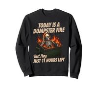 Bus Dispatcher Dumpster Fire Funny Emergency Dispatch Sweatshirt