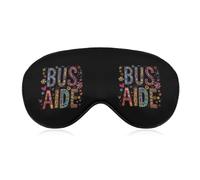 Bus Driver Aide Back to School Comfortable Sleep Mask with Adjustable Strap Soft Eyeshade for Night Sleeping Flight Nap Travel