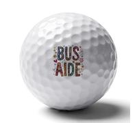 Bus Driver Aide Back to School Novelty Golf Ball Personalised Printed Practice Balls Gifts for Men Women Golfers Father's Day