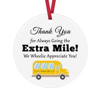 Bus Driver Appreciation Gifts Bus Driver Christmas Ornament Keepsake Sign School Bus Driver Thank You Gifts Birthday Retirement Back to School End of Year Gift for Bus Driver