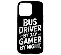 Bus Driver By Day Gamer By Night for Dedicated Gamers Case for iPhone 15 Pro Max