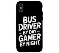Bus Driver By Day Gamer By Night for Dedicated Gamers Case for iPhone X/XS
