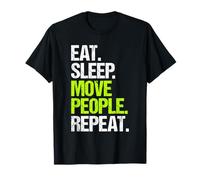 Bus Driver Eat Sleep Routine T-Shirt