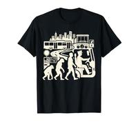 Bus Driver Evolution Public Transit Design Job Work T-Shirt