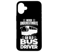Bus Driver Grandpa Case for iPhone 16 Plus