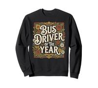 Bus Driver of the Year Floral Vintage Appreciation Sweatshirt