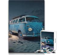 Bus On The Beach Adult Jigsaw Puzzles1000 Pieces Fun Brain Training Learning Game Great Unique Surprise Present Size 50x75cm