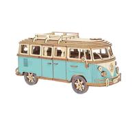 Bus Puzzle - Wooden Tour Bus Model Toy | Fine Motor Skills Bus Construction Kit, Excellent Quality Tour Bus Puzzle, Bus Model Puzzle for Kids Adults Aesthetic Home Decor