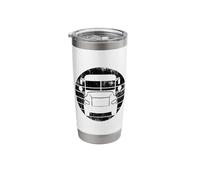 Bus Sketch Stainless Steel Insulated Tumbler