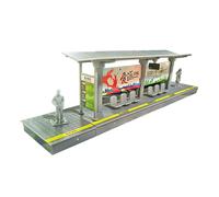 Bus Station Passenger Platform with Accessories for Girls Boys Birthday Gift