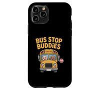 Bus Stop Buddies Cute School Bus Kids Back To School 2025 Case for iPhone 11 Pro
