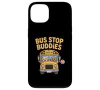 Bus Stop Buddies Cute School Bus Kids Back To School 2025 Case for iPhone 13