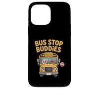 Bus Stop Buddies Cute School Bus Kids Back To School 2025 Case for iPhone 13 Pro Max