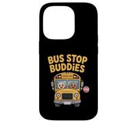 Bus Stop Buddies Cute School Bus Kids Back To School 2025 Case for iPhone 14 Pro