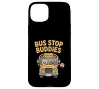 Bus Stop Buddies Cute School Bus Kids Back To School 2025 Case for iPhone 15 Plus