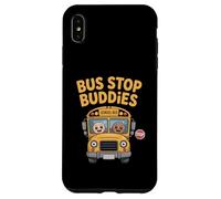 Bus Stop Buddies Cute School Bus Kids Back To School 2025 Case for iPhone XS Max
