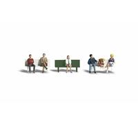 Bus Stop People - N Scale (7 pieces) Woodland scenics A2134