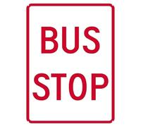 Bus Stop Tin Signs Retro Plaque Wall Decor For Home Kitchen Office Club Bar Gym Indoor Outdoor