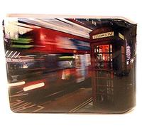 Bus Telephone Credit Card Bus Pass Wallet Slimline Travel Rail Ticket Holder Cover for Oyster Business Zip ID Card - Bifold - Party Bag Gift School Leaver Uni (2X Wallets)