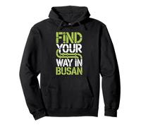 Busan, Find Your Way, South Korea Travel Urban Adventure Pullover Hoodie