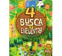 Busca y Encuentra a partir de 4 años: Libro Gigante de Juegos educativos y actividades divertidas para niños
