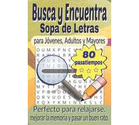 Busca y Encuentra - Sopa de Letras para Jóvenes, Adultos y Mayores (6x9 inch, Letra Grande): Perfecto para relajarse, mejorar la memoria y pasar un buen rato.
