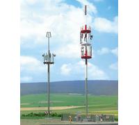 Busch 1021 - 1/87 / H0 Two Mobile Phone Masts - New