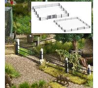 Busch 1022 HO/OO Gauge Modern Steel Tube Fencing Kit