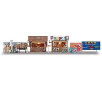 Busch 1060 1/87 H0 2 Selling Stalls Christmas Market Stalls New