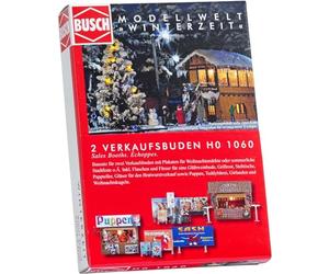 Busch 1060 Xmas Booth with Access 2/HO Structure Scale Model