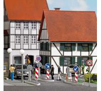 4 crossing islands and broad shape HO/OO Gauge Busch 1111